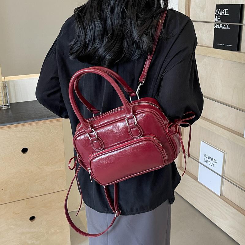 Leisure Large Capacity Bag, Women's New Versatile Crossbody Bag, Multi-purpose Double Shoulder Backpack, Commuting Handbag