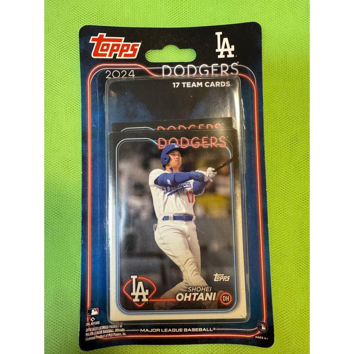 Used Topps Shohei Otani Dodgers MLB Set