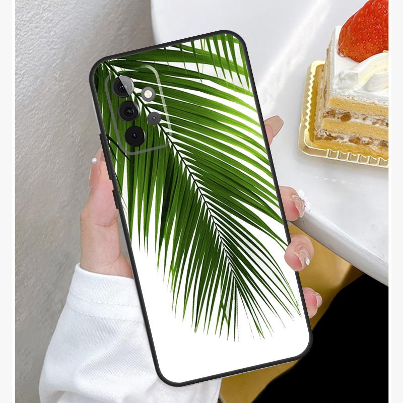 Tropical leaves Case For Samsung Galaxy A15 A25 A35 A55 A51 A71 A12 A32 A52 A13 A33 A53 A14 A34 A54 Cover