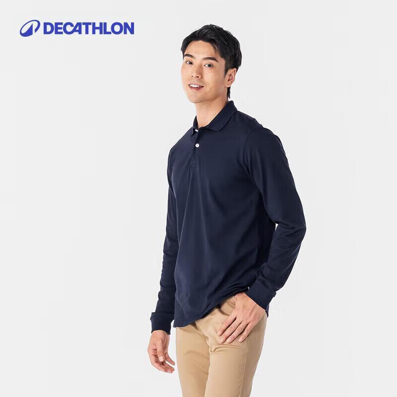 Decathlon Men s Long Sleeve Polo Shirt L