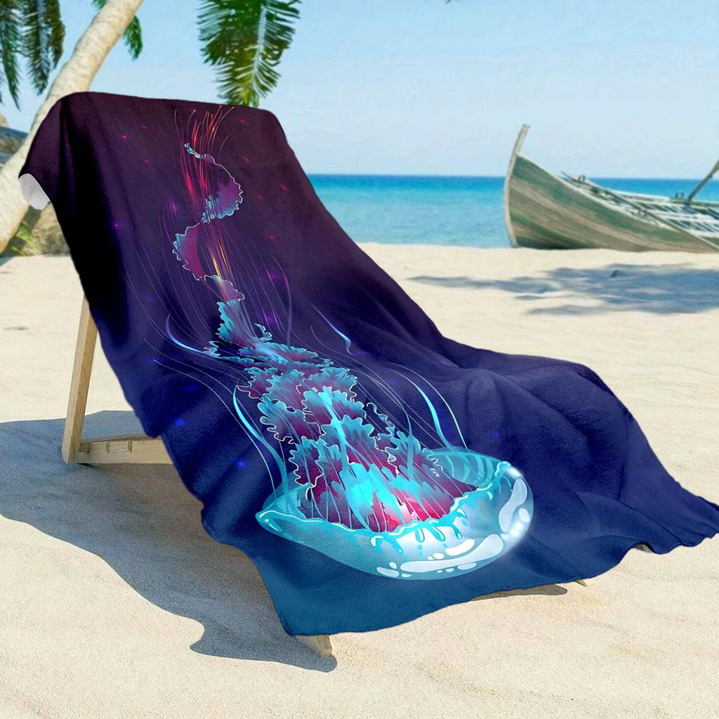 Erwachsenes Extra Großes Schnelltrocknendes Badetuch Saugfähiges Strand-Sporttuch für Fitness und Schwimmen