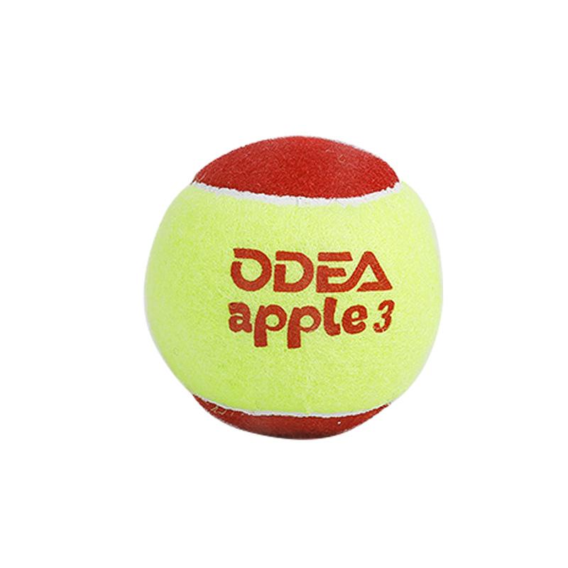 ODEA Czerwona Piłka Tenisowa Etap 3 dla Dzieci Wiek Powyżej 5 Nacisk 25% Dzieci Treningowe Elastyczne Piłki Tenisowe 6 Sztuk