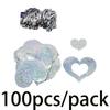 (100Pieces/pack)Valentine's Day Romantic Heart-Shaped Sequin Pendant Suitable for Wedding Family Decoration Room