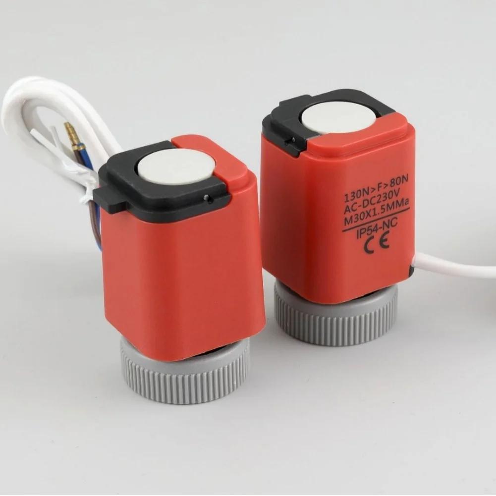 Автоматический Электрический Термопривод Привод для Отопления 230В Водяной Привод для Теплого Пола Электрические Термоприводы China Mainland