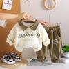 Kids Casual Long-Sleeve Set, Comfortable Daily Wear Outfits