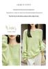 Women's Seamless Plush Knit Wool Sweater, Round Neck, Loose Fit, Long Sleeve - 2026 Autumn/Winter Collection