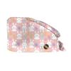 Unisex Bouffant Tie Back Scrub Cap with Rabbit and Egg Print Adjustable Nurse Hat for Work Kitchen Spa