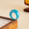 Handcrafted V Shaped Resin Band Finger Jewelry Accessories Elegant Unisex Gift For Fashion Enthusiasts And Gift Seekers