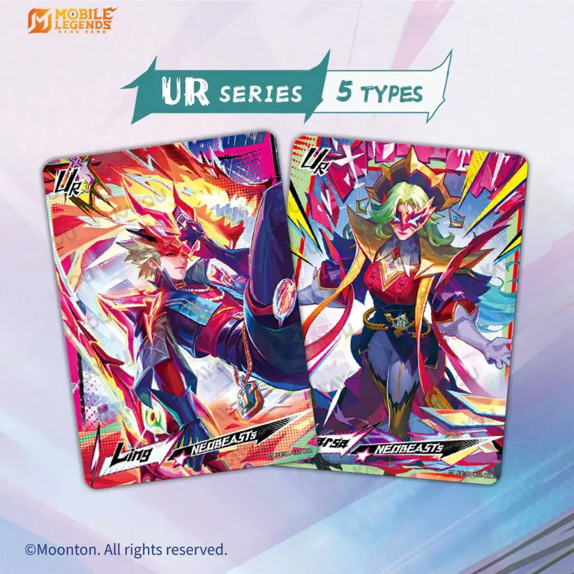KAYOU Mobile Legends Bang Bang Karten Hand des Schicksals Serie URSPRUNG DER LEGENDE Englische Version Spiel Sammelkarte Spielzeug Geschenk