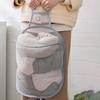 Household Folding Mesh Bathroom Polyester Hanging Laundry Basket Bag