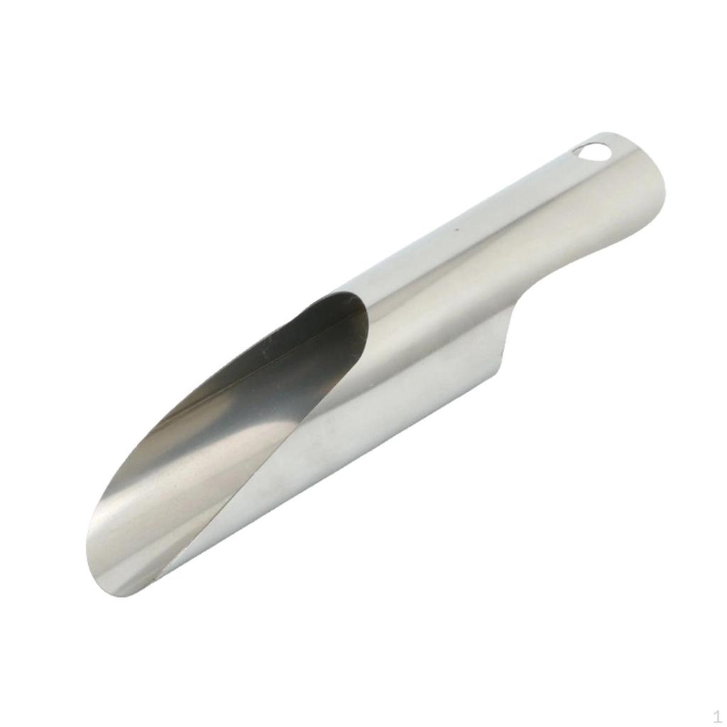 Garden Hand Scoop Multipurpose for Gardening Round Stainless Steel Bucket Potting Digging