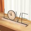 Creative Desktop Decoration Desk Clock Modern Birthday Gift Crafts Art Ornament for Farmhouse