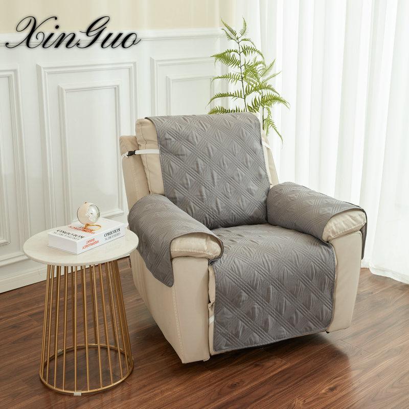 Rutschfestes Sofakissen, Gelenknaht, rautenförmiges Sofa, Chaiselongue-Kissen, Wohnzimmer-Einzelsitz-Sofabezug, Bezug mit Beinstützenkissen