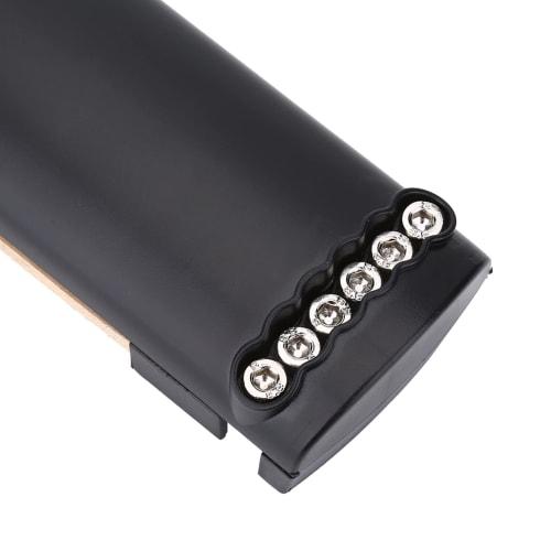 6-String Pocket Guitar Left-Handed - Compact Practice Guitar, Lightweight Design Perfect for Beginners, Traveling Musicians and Performers.