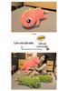 Big-Eyed Dinosaur Plush Sleep Pillow: Long-Legged Cuddly Doll Gift for Girls' Birthdays
