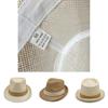 British Jazz Style Straw Hat For Men With Wide Brim Sun Protection For Beach And Casual Wear
