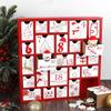 DERAYEE Christmas Countdown Wooden Box with 24 24 Days To Gift Advent Trinket Christmas Gift Drawers, Christmas, Countdown, Calendar, Box, Ornament,