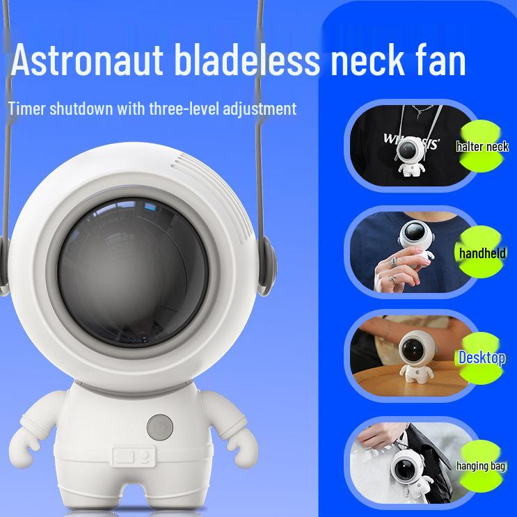 Astronaut USB Mini Bladeless Portable Handheld Cooling Fan