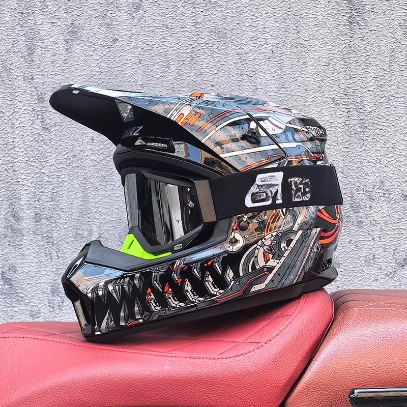Off-Road Helmets Kids Teens Electric Bike Helmets Men and Women Rally Helmets Mountain Bike Riding Downhill