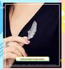 2026 Korean Style Zirconia Feather Brooch for Women, Qipao Pin, Shawl Buckle Accessory