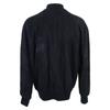 HERMES [Excellent Condition] Suede Zip-Up Bomber Jacket 48 NavyUsed