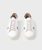 Panicale White Cowhide Sneakers