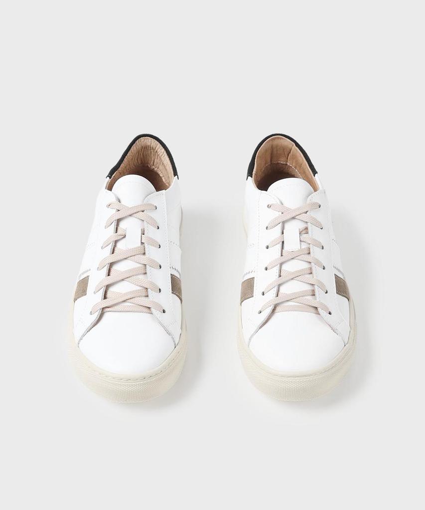 Panicale White Cowhide Sneakers