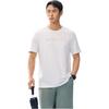 Anta Comfortable Minimalist Letter Round Neck Pullover Running Breathable Thin Short Sleeve T-Shirt Men Tops Pure-White 152527105N-1