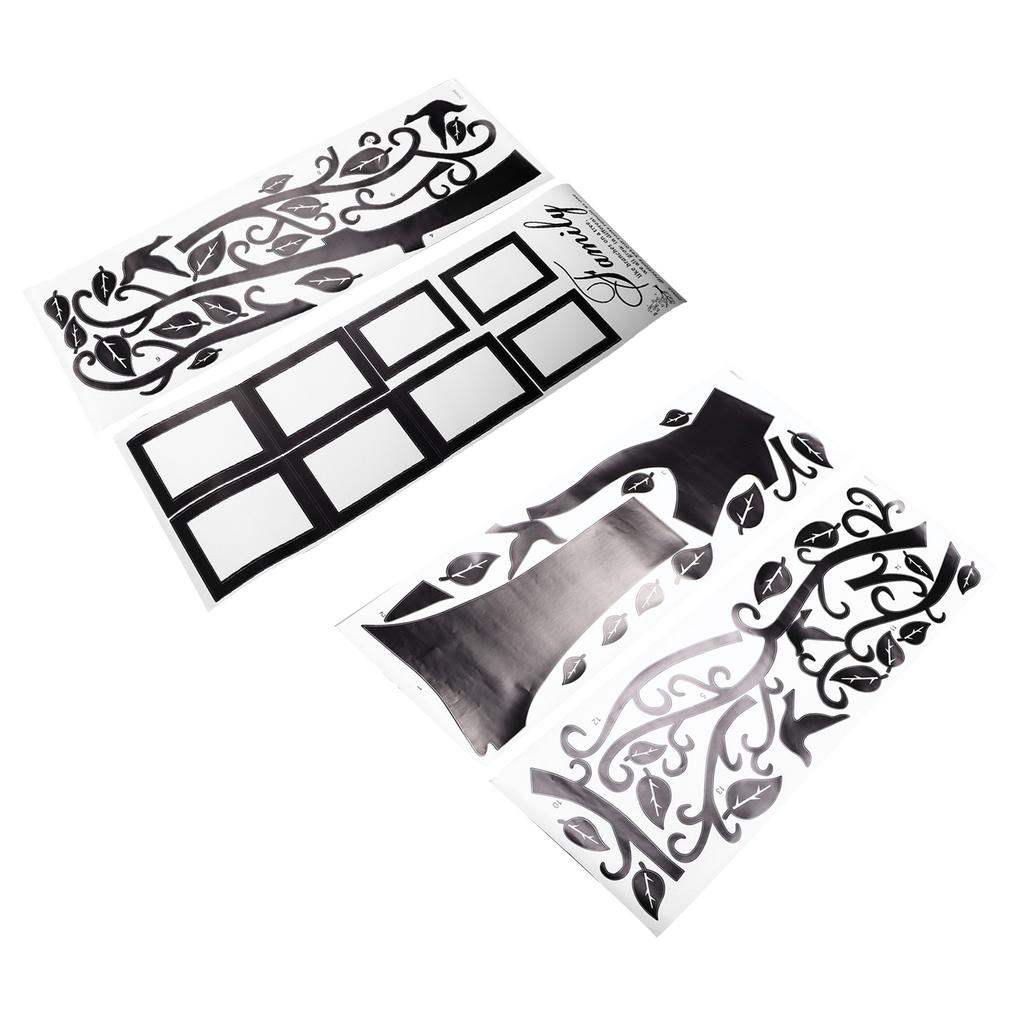Memory Tree Photo Wall Sticker DIY Removable PVC Black Tree Photo Wall Stickers for Home Decoration