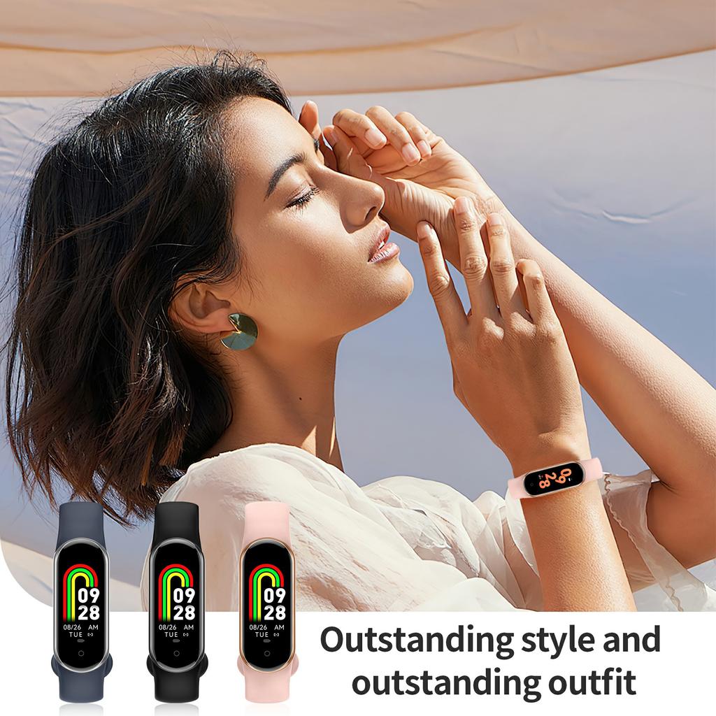 M8 0.96-inch Touch Screen Smart Wristband Waterproof Sleep Heart Rate Monitoring Smart Bracelet