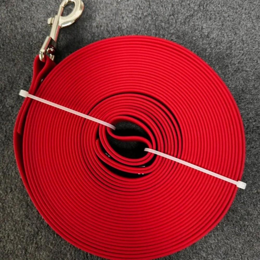 3/5/10/15m PVC Dog Leash Waterproof Anti Fouling Pet Training Leash Reflective Recall Dog Leash For Medium Large Dogs