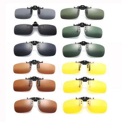 Day Night Unisex Flip-up Clip On Vision Lens Fashion Driving Sunglass Maxnina Glasses  Accessories