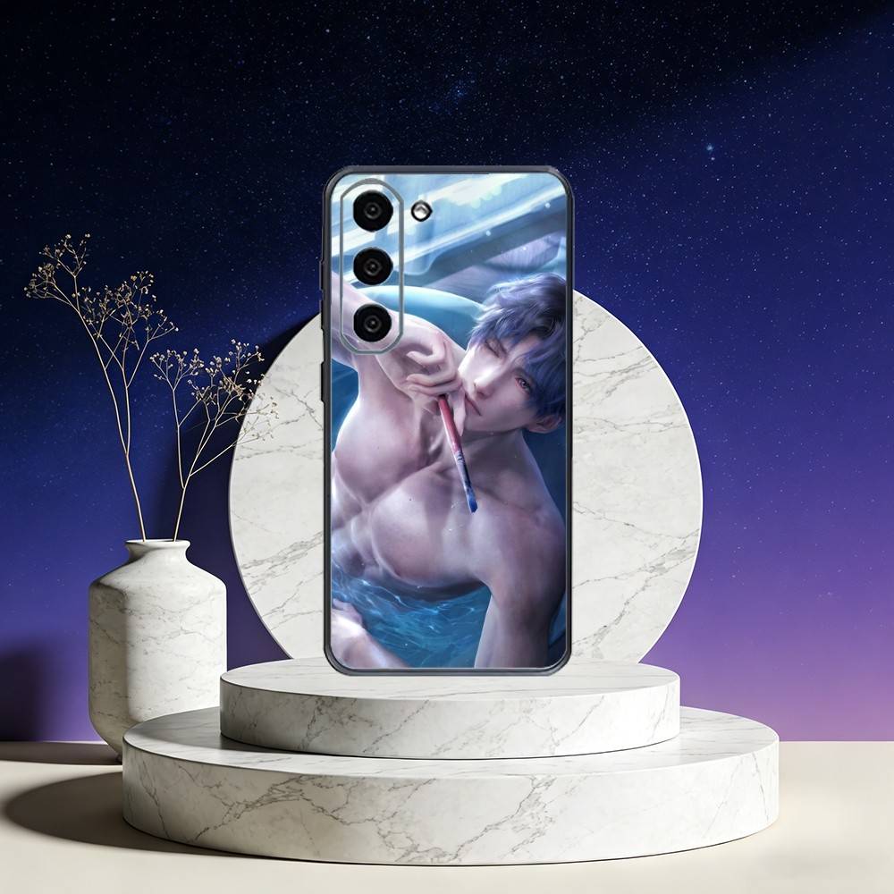 Rafayel L-Love and D-Deepspace Phone Case For Samsung Galaxy A73,A72,A71,A70,A53,A52,A51,Others Soft Black Cover