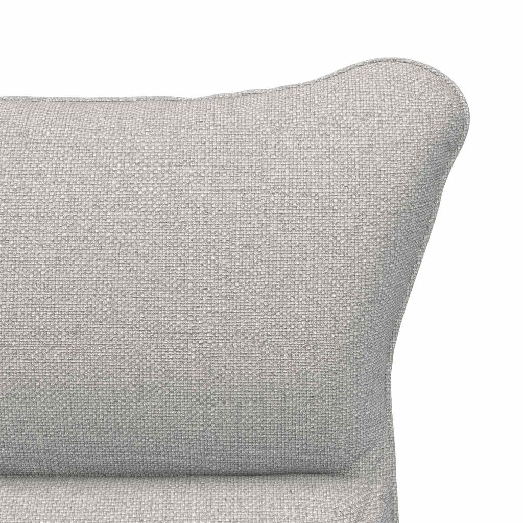 Armchair Cloud Grey Fabric and Plywood