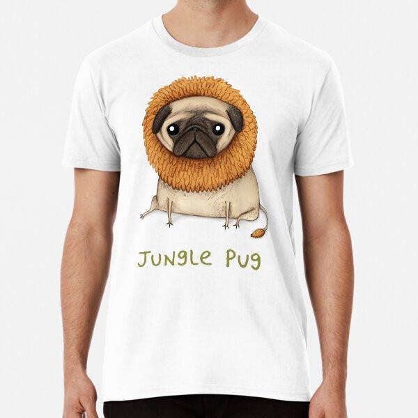 Jungle Pug Premium T-Shirt S To 5XL Made In the AU/USA T-Shirt
