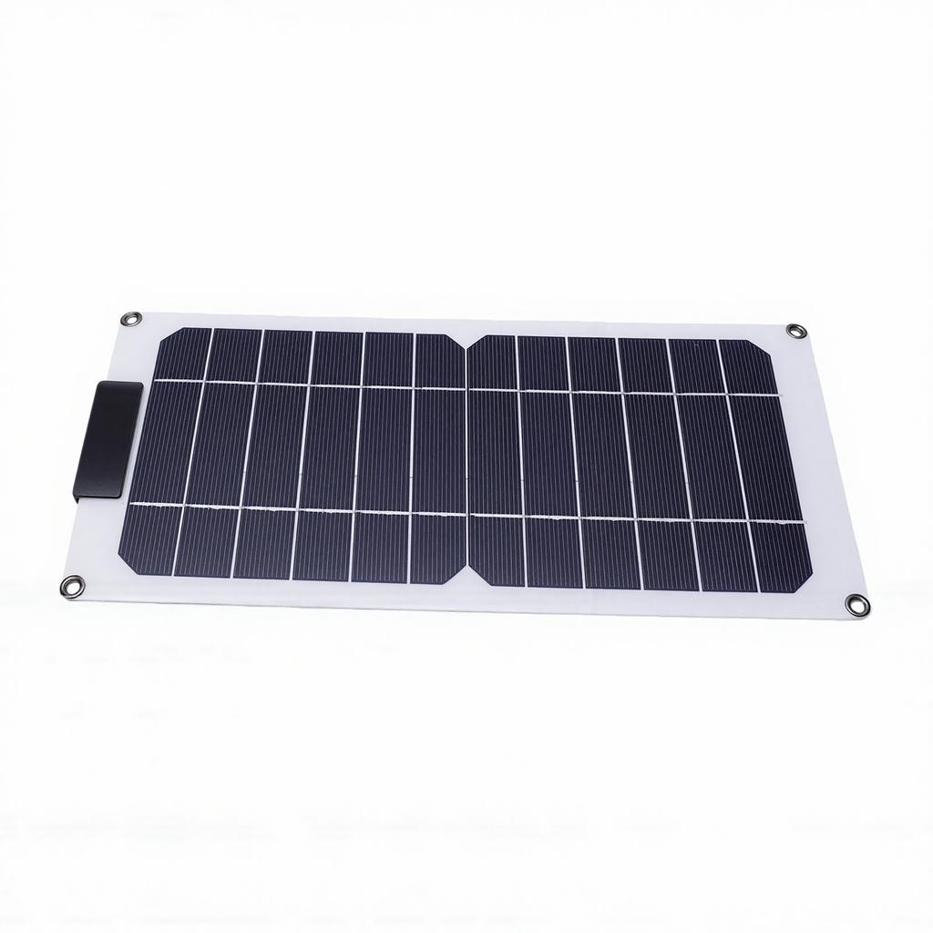 Portable Solar Panel 20W 2 Type C Ports High Efficiency Monocrystalline Solar Panel Charger for Phone Tablet