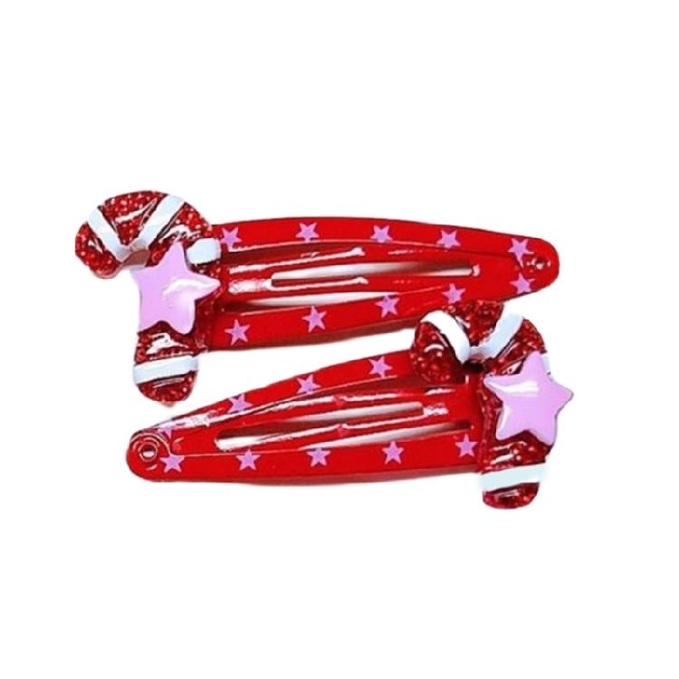 Popular Christmas Hair Clip Nonslip Strong Clip Christmas Theme Designs For Women and Child Everyday Hair Ornament 1Pair