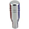 Bestmaple Black Push Type Universal Car Accessories Aluminum AT Shift Knob Silver for Cars (Silver)
