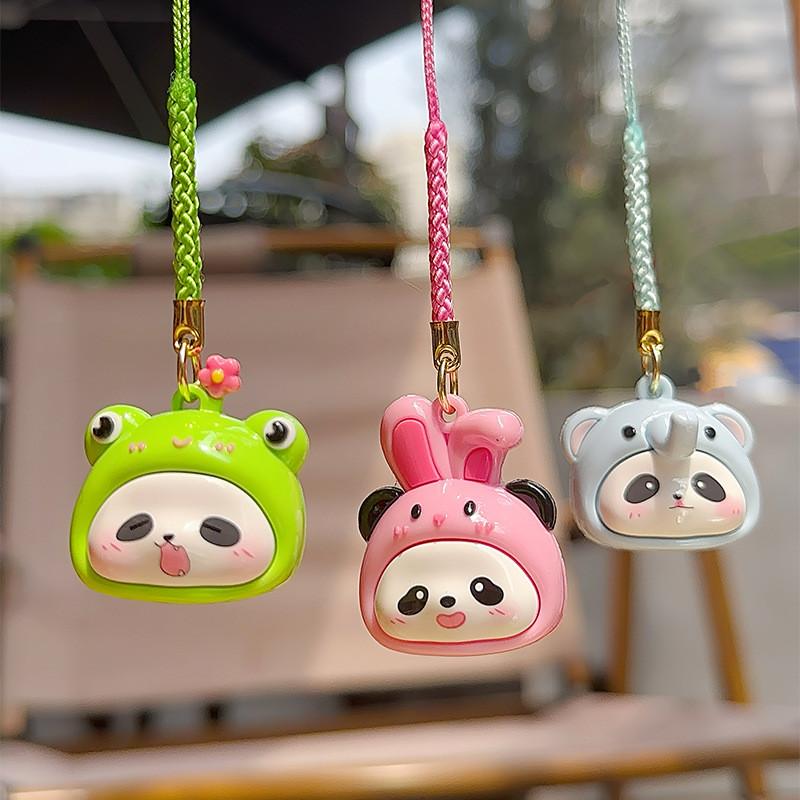 Melan Blues Panda Pvc Mobile Cartoons Animal Decorations Pendant Kids Gifts