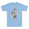 Bugs Bunny and Lola Funny Bunny Rabbit Cartoon Spoof Gift Vintage Men's T-Shirt