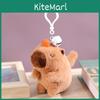 Capybara en peluche coloré Porte-clés Charme de sac Queue qui remue Rongeur d'eau