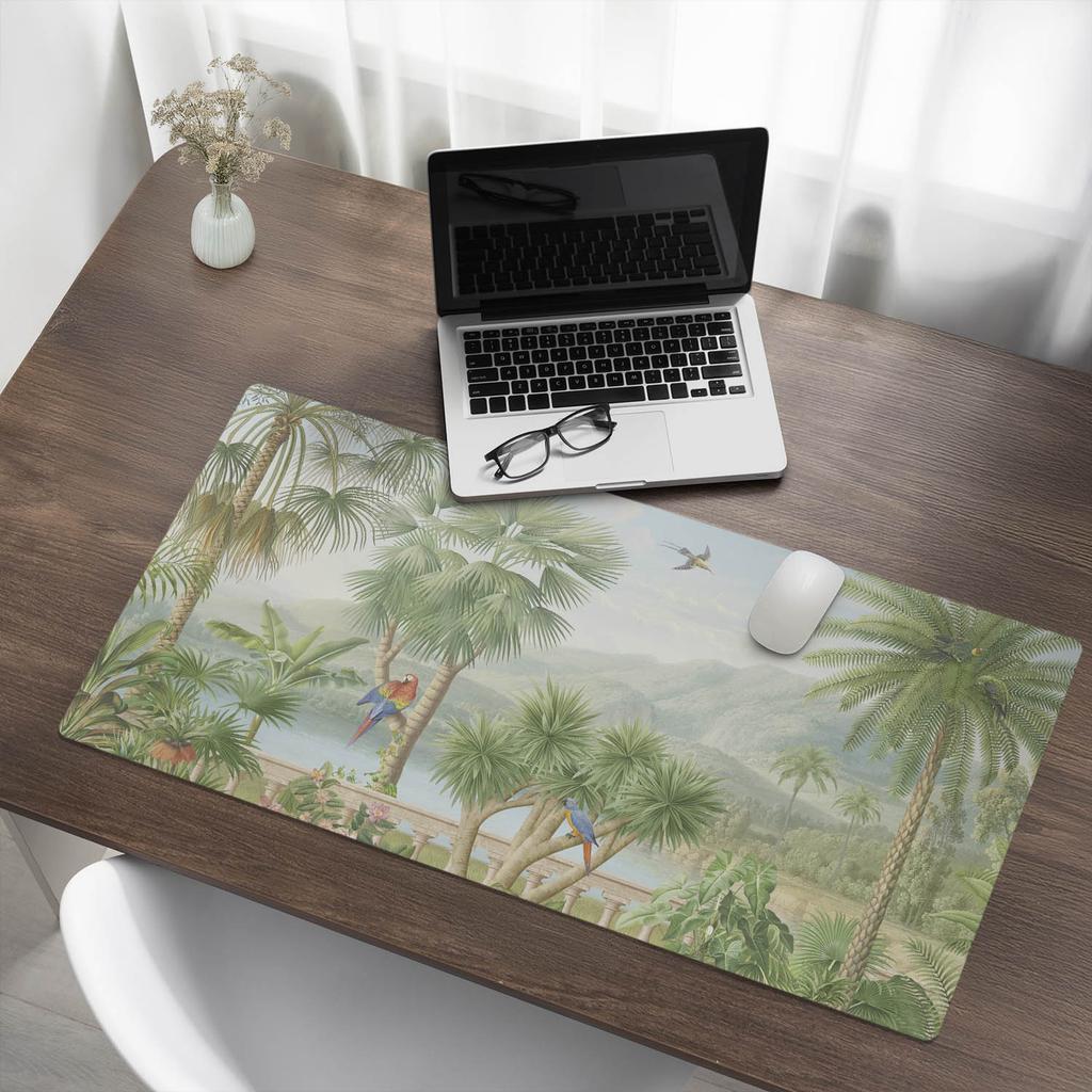 Designer Protective Mat for Laptop Tropical Landscape 100X50 Cm
