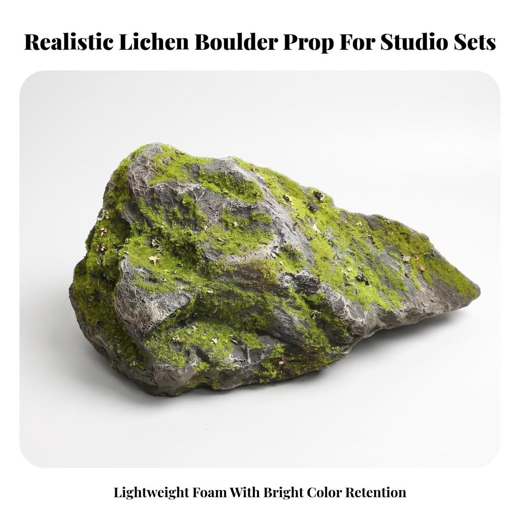 Faux Moss Rock Lifelike Artificial Irregular for Photographers