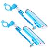 1 Pair Bicycle Handlebar Review Rear Back View 360 Rotation Mirror for Road Bikes (Blue)