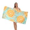 Ultra Absorbent Microfiber Beach Towel With Sea Turtle Print Quick Dry Large Size 70x140cm Pool Vacation Travel