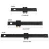 Precision Pocket Ruler Woodworking by Clear Style | Inch and Metric Indicators Professional Woodworking for T Track Rule