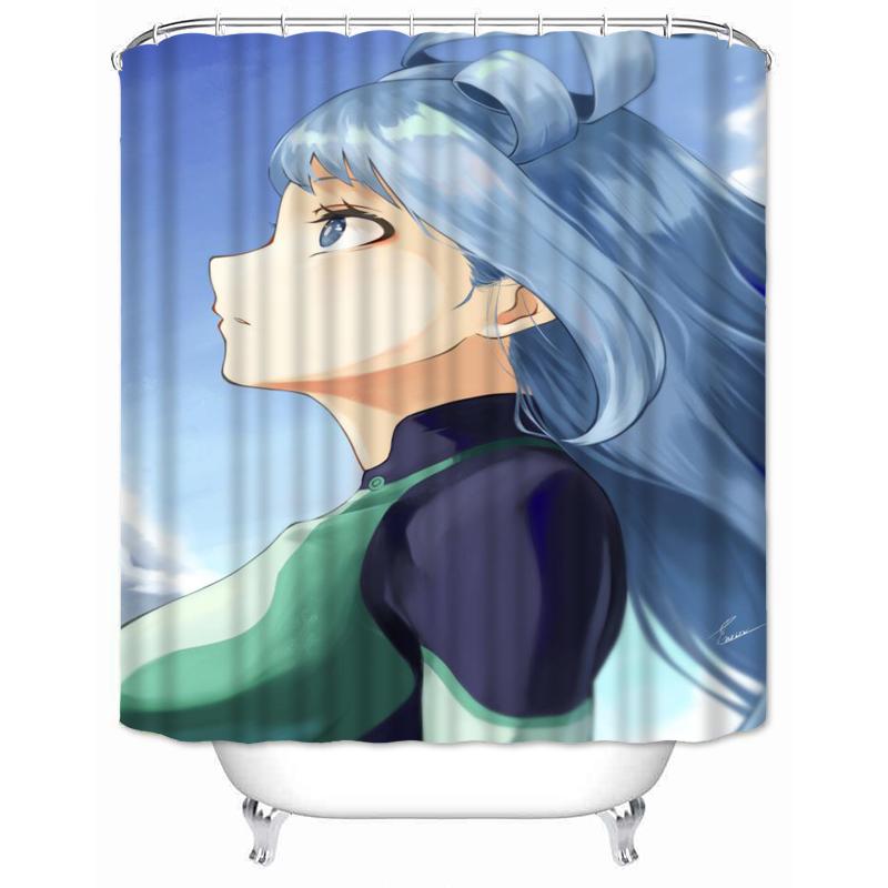 

Musife Custom Hadou Nejire Boku No Hero Academia Shower Curtain Waterproof Bathroom Polyester Fabric Bathroom Curtain W60H190(CM)-1 Pcs