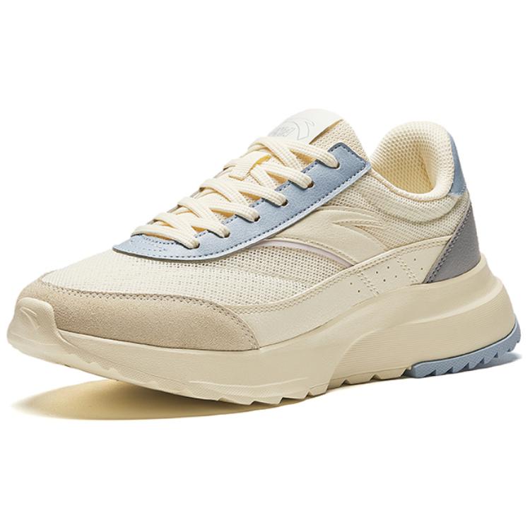 Anta Shock Absorbing Non-Slip Low-Top Casual Shoes Women sneakers Light-Blue Gray 922428803-1
