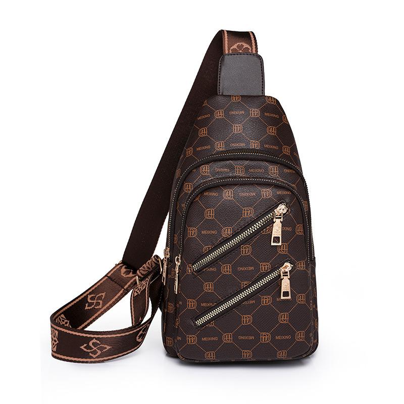 

Fashionable and trendy women s new PU soft leather simple and lightweight single shoulder crossbody bag, outdoor travel small backpack