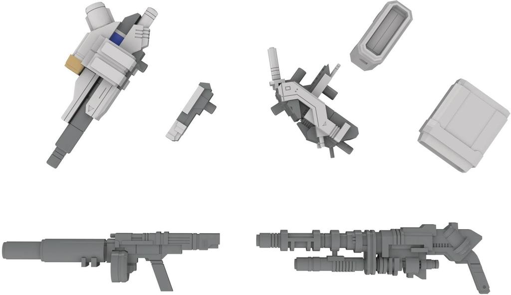 Plum PM Office A 5inch Mechanism POWERDoLLS2 Armored Infantry Expansion Set B MC120mm Cannon DRu20ATM DSG11SMG M62 Grenade Total length 70mm scale